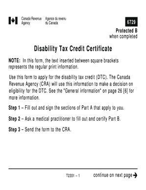 Tips for Paediatricians Completing the Disability Tax Credit DTC Form