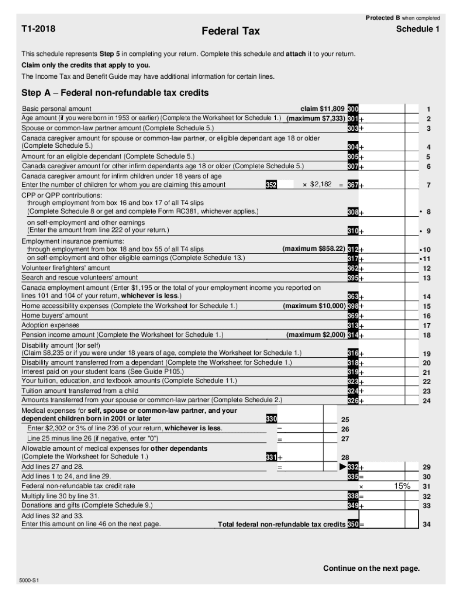  Complete This Schedule and Attach it to Your Return 2018-2024