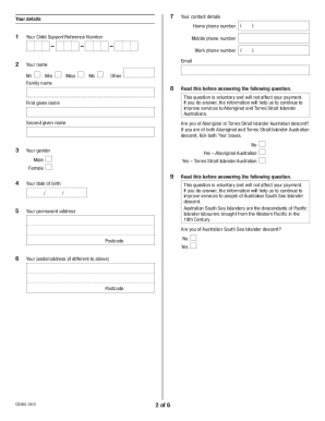  Application to Add a Child to an Existing Child Support Assessment CS065 2018