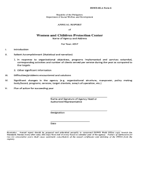 DSWD RLA Form 6