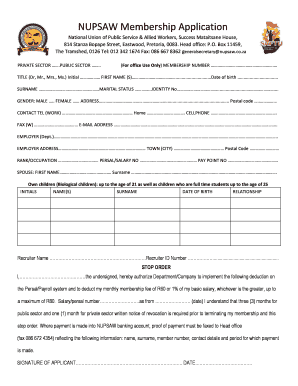 Nupsaw Cancellation Form