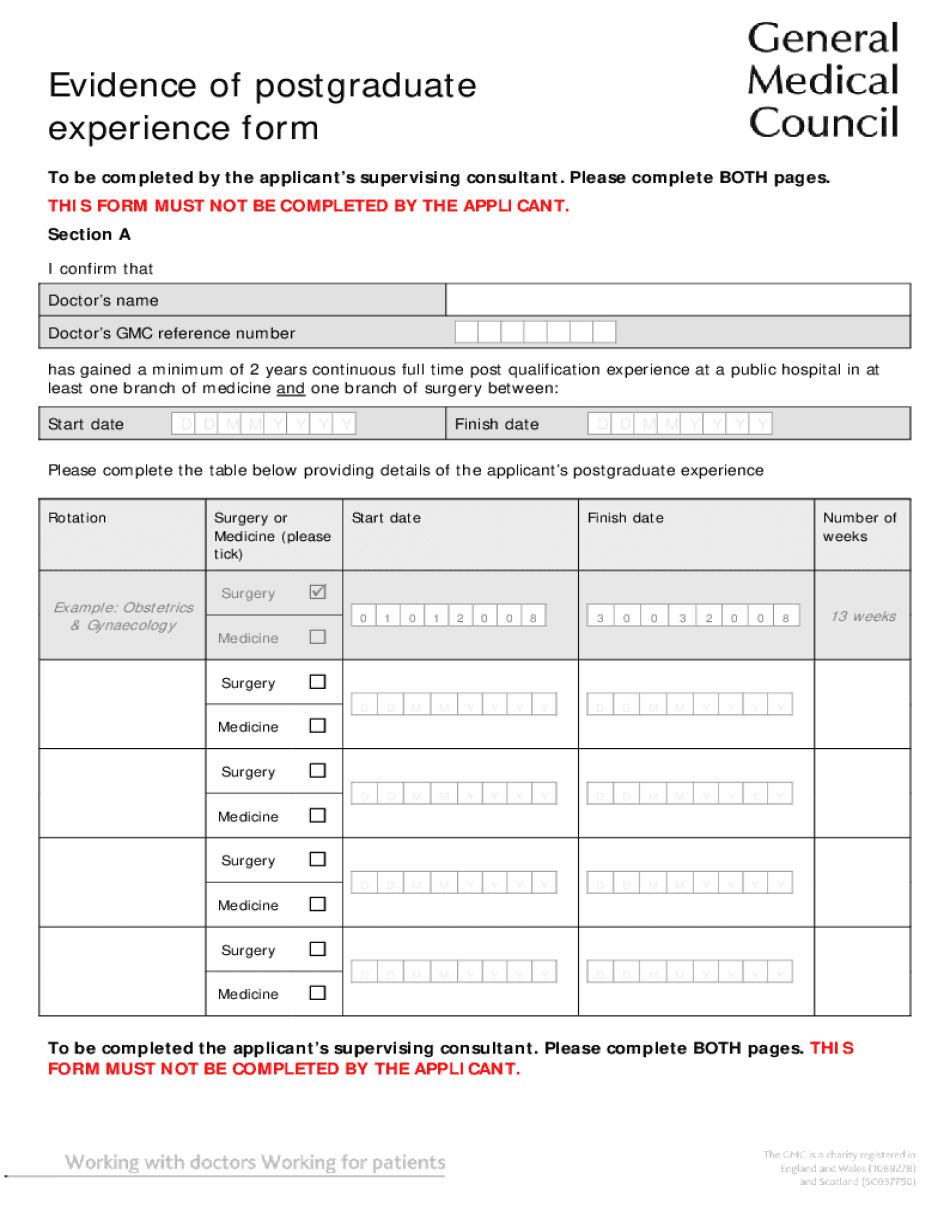  Evidence of Postgraduate 2015-2024