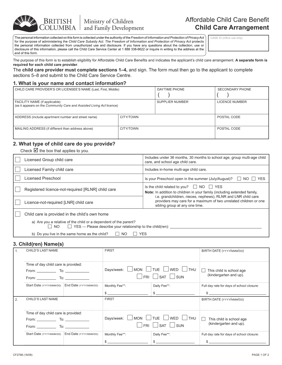  the Personal Information Collected on This Form is Collected under the Authority of the Dom of Information and Protection of Pri 2018