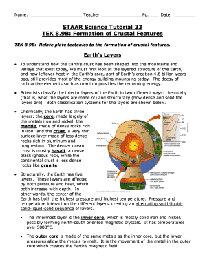 Staar Science Tutorial 39 Answer Key  Form