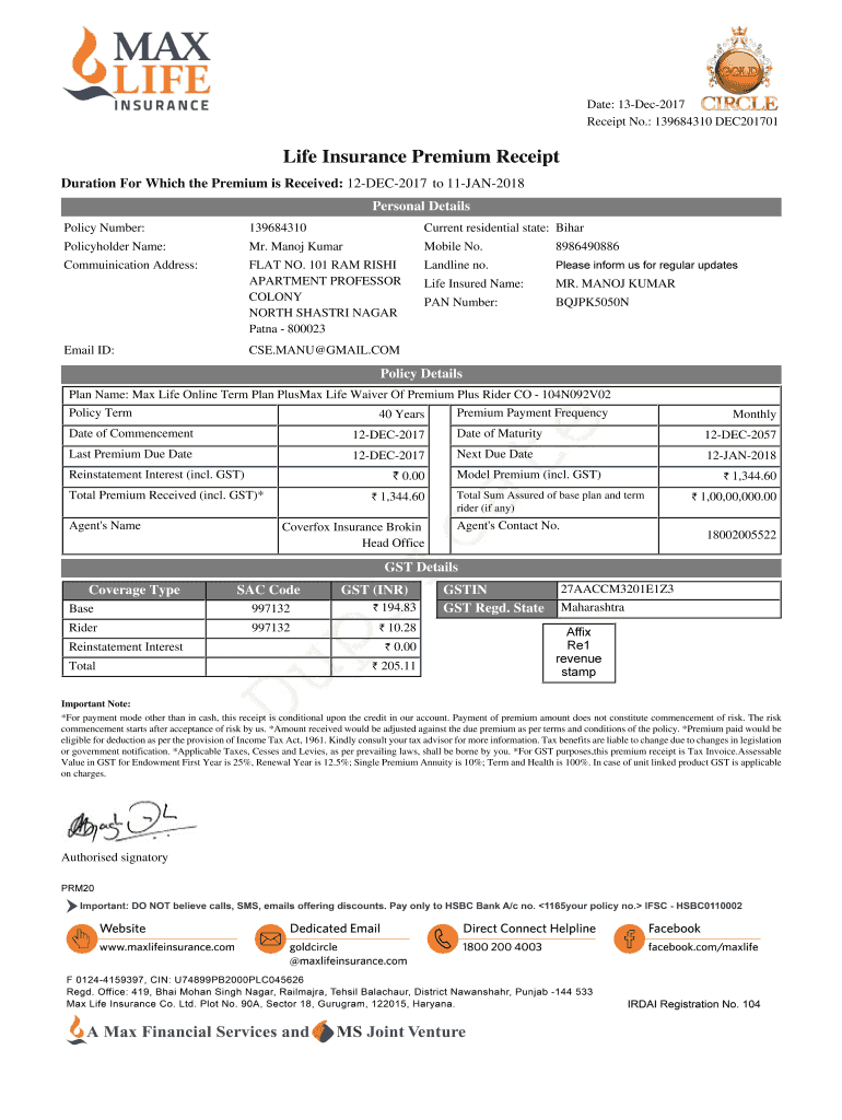 Lic Premium Deduction Limit