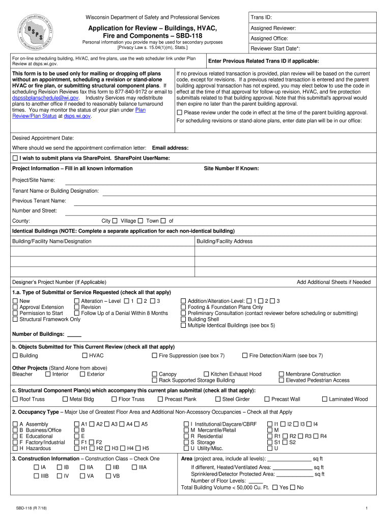  Sbd 118 Application Form 2018