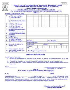 Benola Fund Islamabad  Form