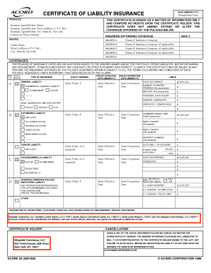 Coi Sample  Form