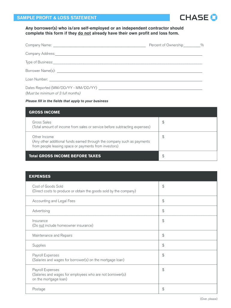  Sample Profit and Loss Statement PDF Sample Profit and Loss Statement 2017-2024