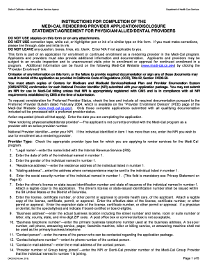  MEDI CAL RENDERING PROVIDER APPLICATIONDISCLOSURE 2015