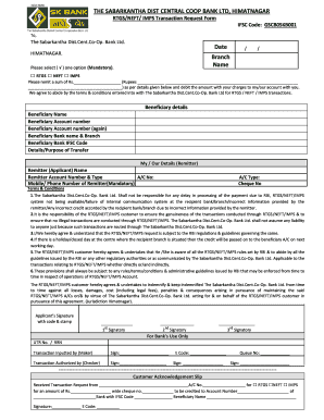 Sk Bank Rtgs Form