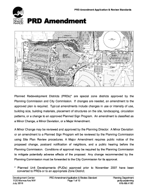  COMPREHENSIVE PLAN AMENDMENT APPLICATION  City of 2018-2024