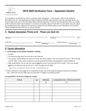 Form Dependent Student