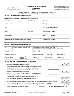 Lumico Life Insurance Claim Form