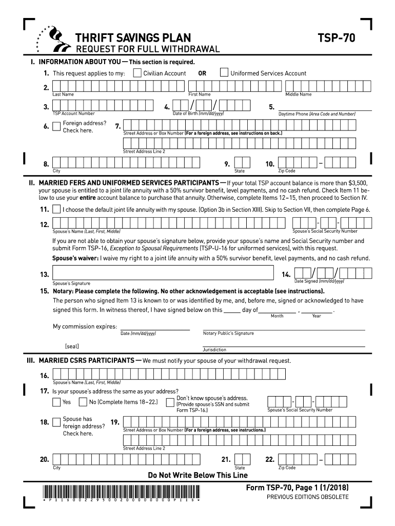  Tsp 70 2018-2024