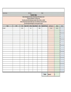 Tamales Fundraiser Form Xlsx