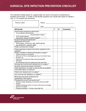 Ssi Bundle Checklist  Form