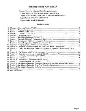 Liheap Choctaw Nation  Form