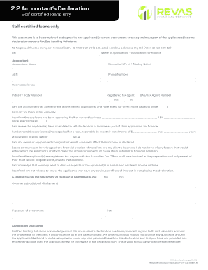 Cpa Letter for Mortgage  Form