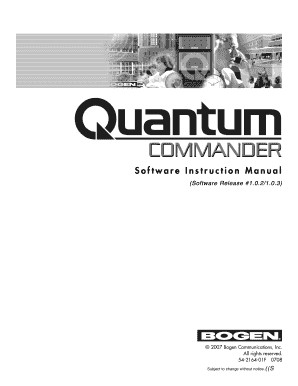 Quantum Commander  Form