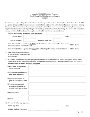 Get and Sign Blank Allergy Form 2018-2022