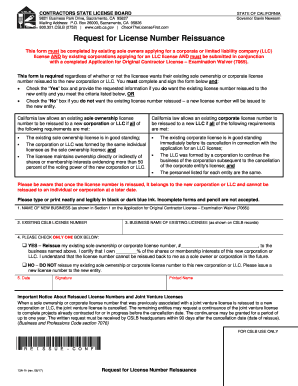  California Reissuance 2017-2024