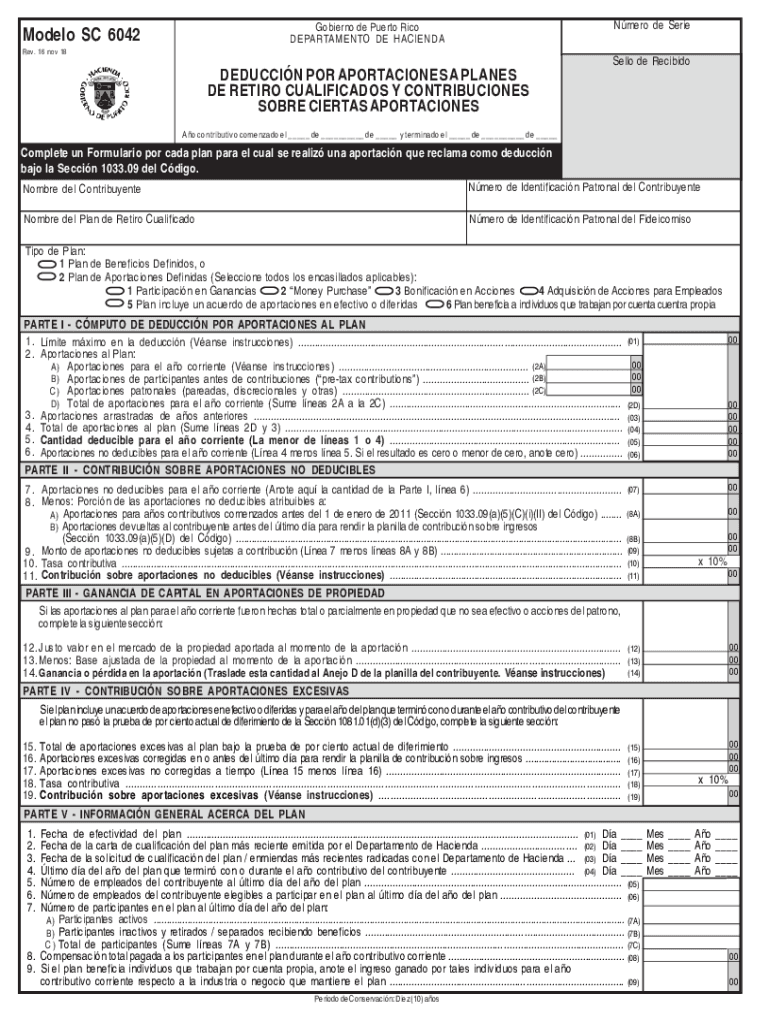  SC 6042 16 Nov 18 Pmd 2018-2024