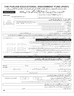 Peef Code  Form