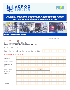  Acrod Application Form 2015