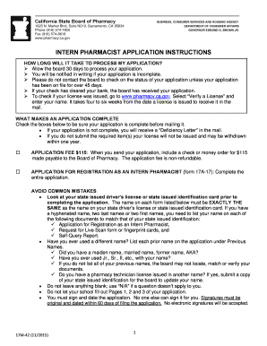  Application for a Pharmacy Technician License Shore Business Center 2015