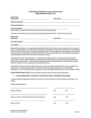  Bothwell Patient Portal 2019