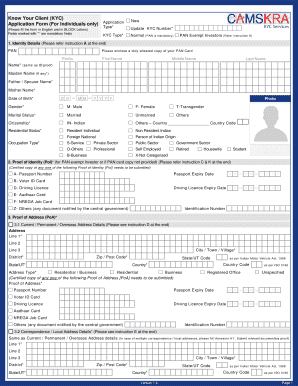 Know Your Form Kyc