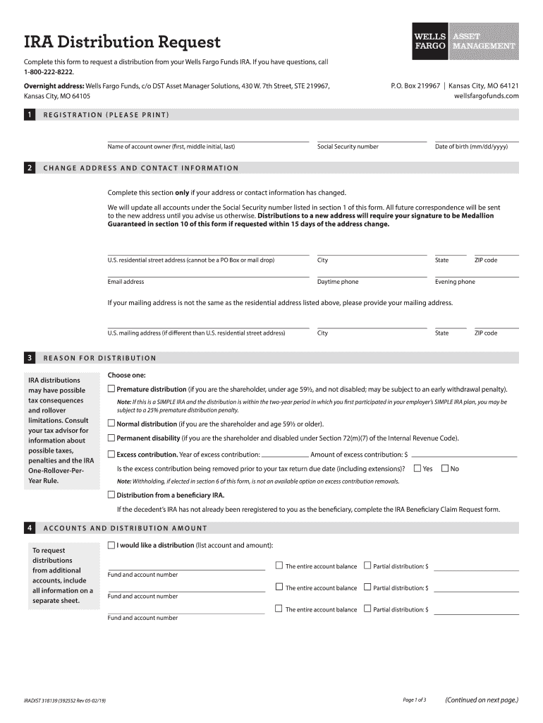  Wells Fargo Verification of Deposit 2019