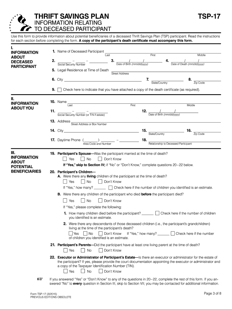  Tsp 17 2015-2024