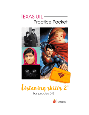 Uil Listening Skills Practice Test PDF  Form