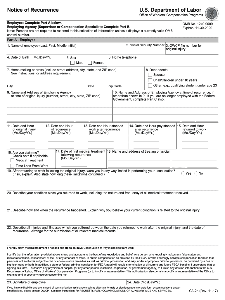  Ca 2 Form Fillable 2017-2024