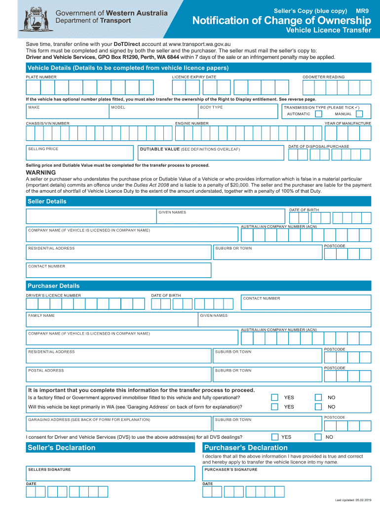  Transfer Papers Wa 2019