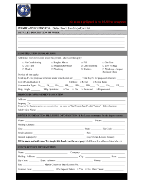  Martin County Building Permit 2019