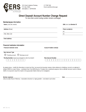 Sers Illinois Forms