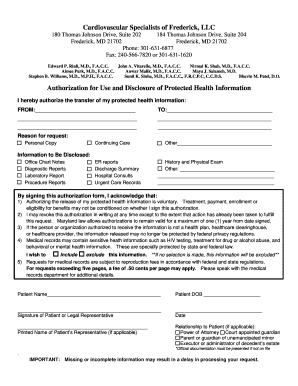 John a Vitarello M D Maryland Health System Frederick Memorial  Form