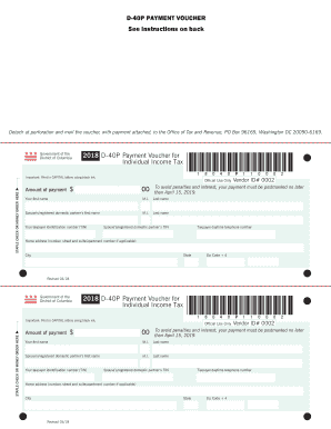  D 40p Payment Voucher 2018