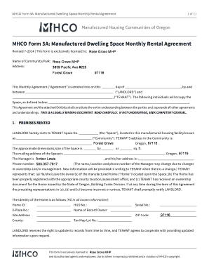 Mhco Forms