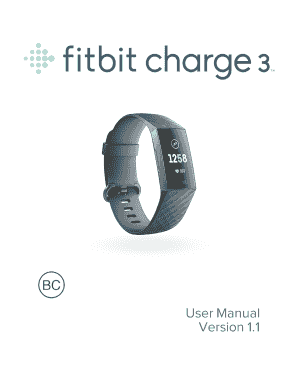 Fitbit Charge 3 Manual  Form