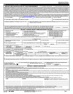  Form 26 1820 Va Form 2017