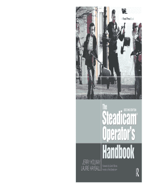 The Steadicam Operator&#039;s Handbook PDF  Form