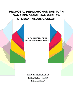 Proposal Gapura  Form