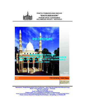 Bantuan Masjid Dari Qatar  Form