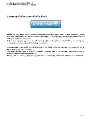 Samsung Notes Templates PDF  Form