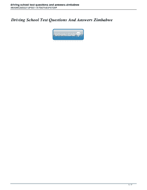 Zimbabwe Quiz Questions and Answers PDF  Form