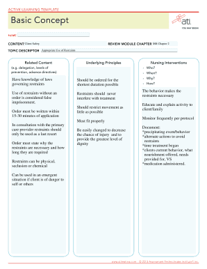 Active Learning Template Basic Concept  Form